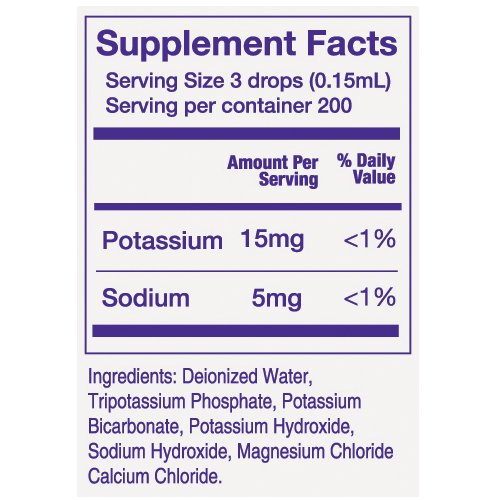 Alkazone mineral blend with potassium, magnesium, calcium