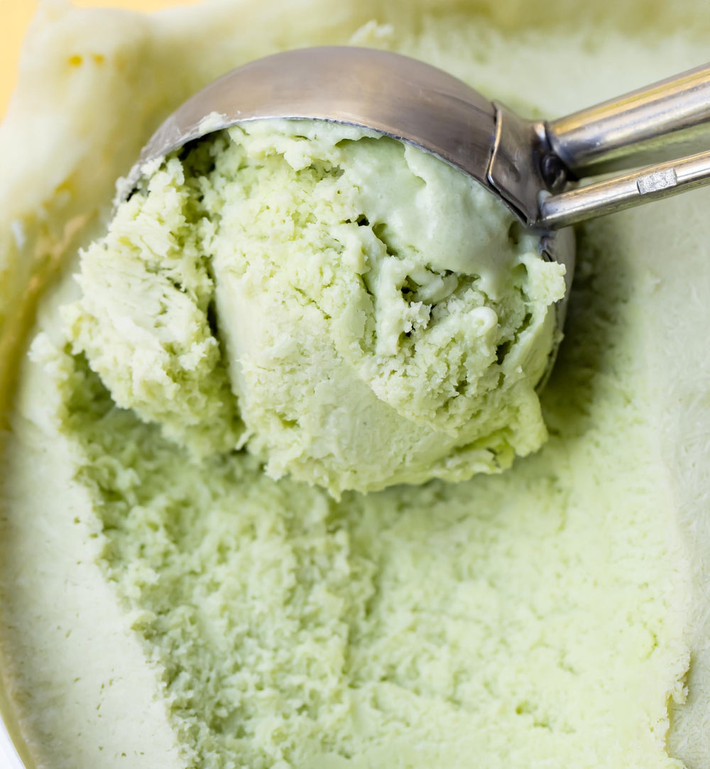 Dessert topping idea using Alkis Pistachio Cream.