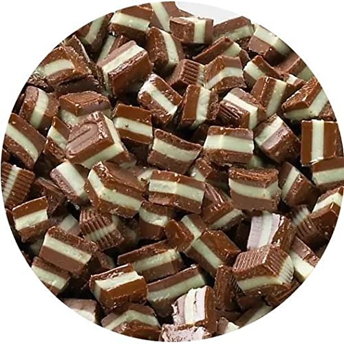 Andes Creme de Menthe baking chips melted into cookies for refreshing mint flavor.