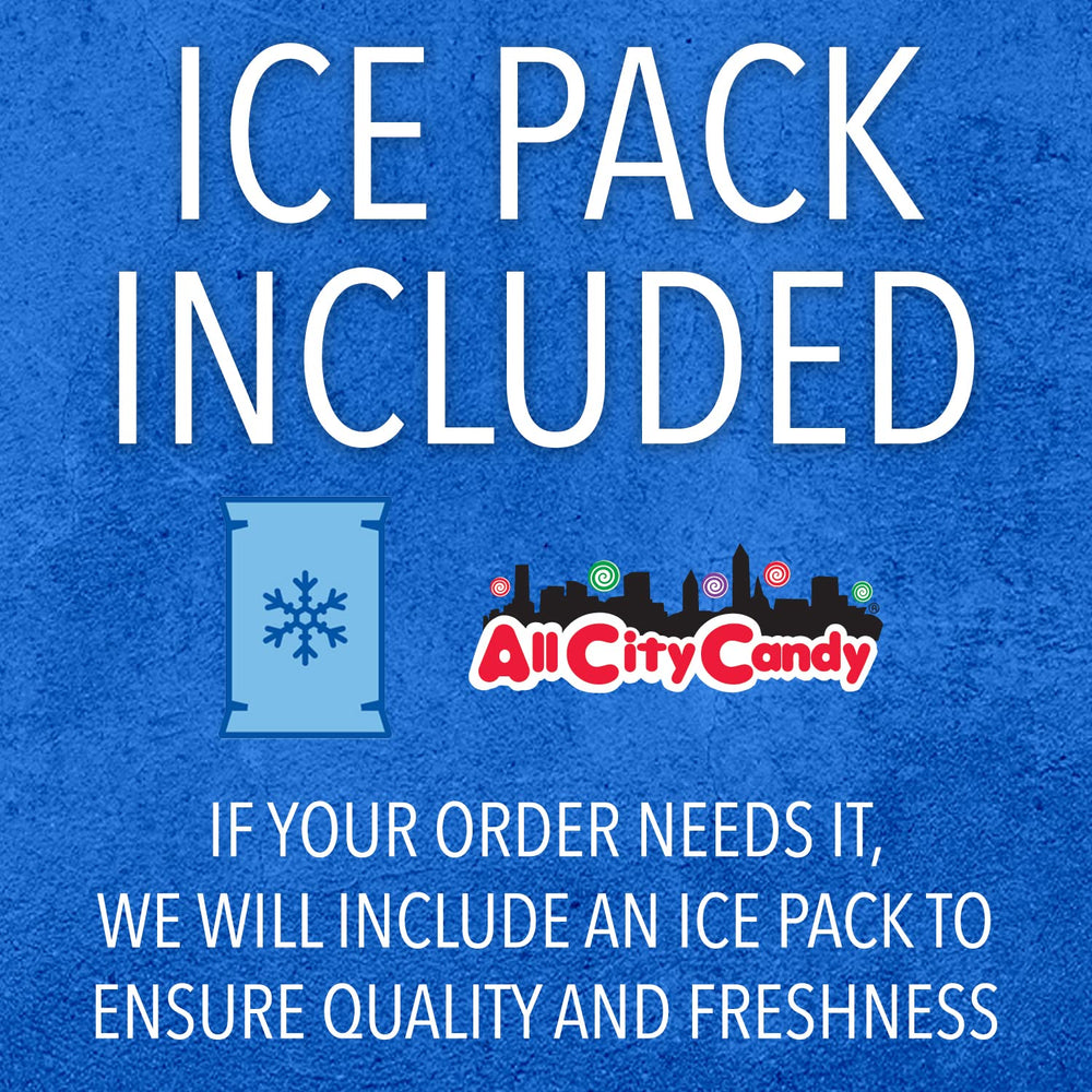 All City Candy Andes Creme de Menthe baking chips label shows kosher dairy and gluten-free features.