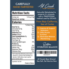 All Goods Baja Mineral Salt resealable pouch ready for kitchen storage