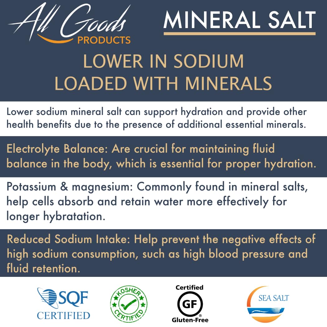 All Goods Sea Salt pour spot captures easy sprinkling and quick flavor boost.