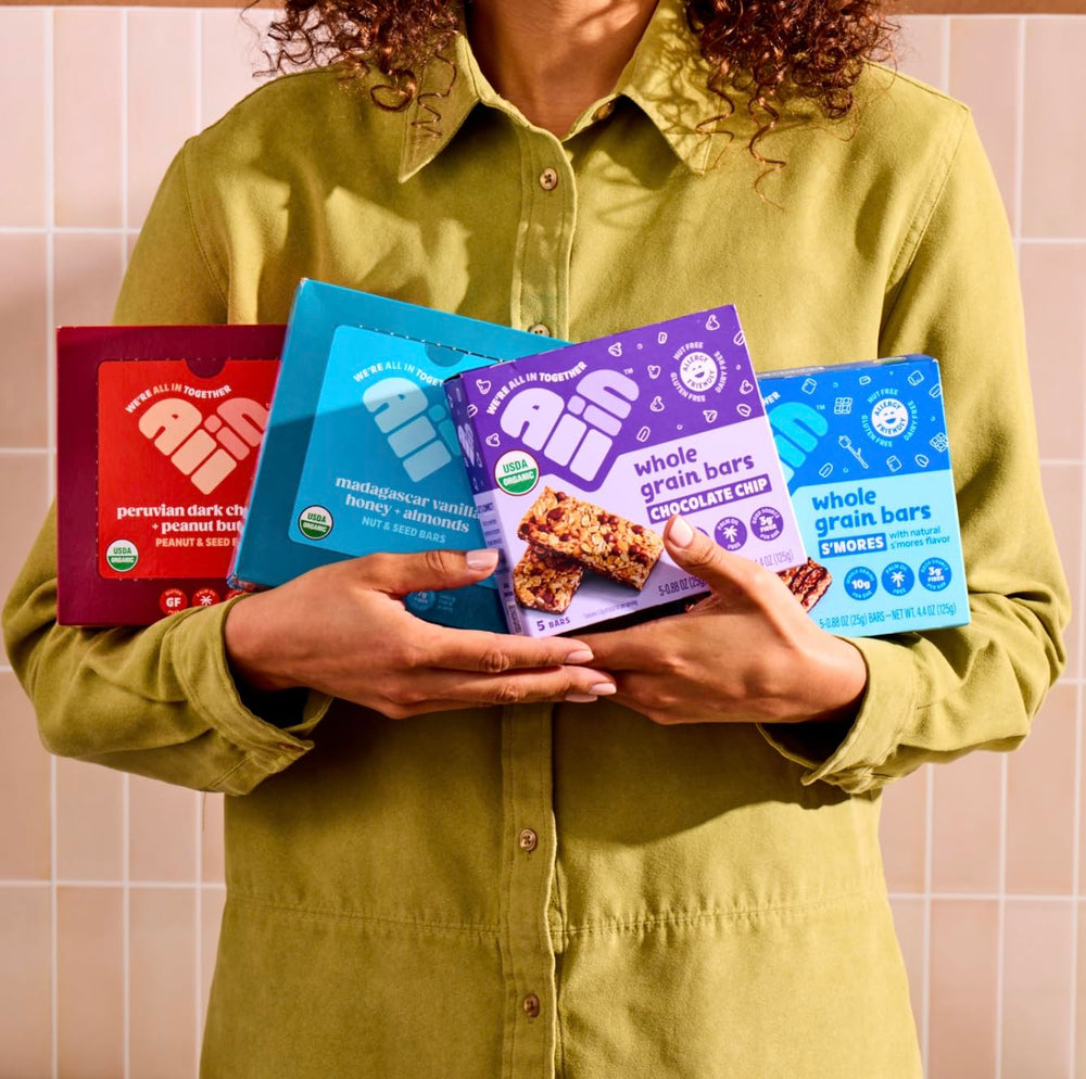 All In on-the-go snack in lunch bag.