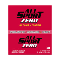 All Sport Powder Hydration Sticks poured into water for instant electrolyte mix
