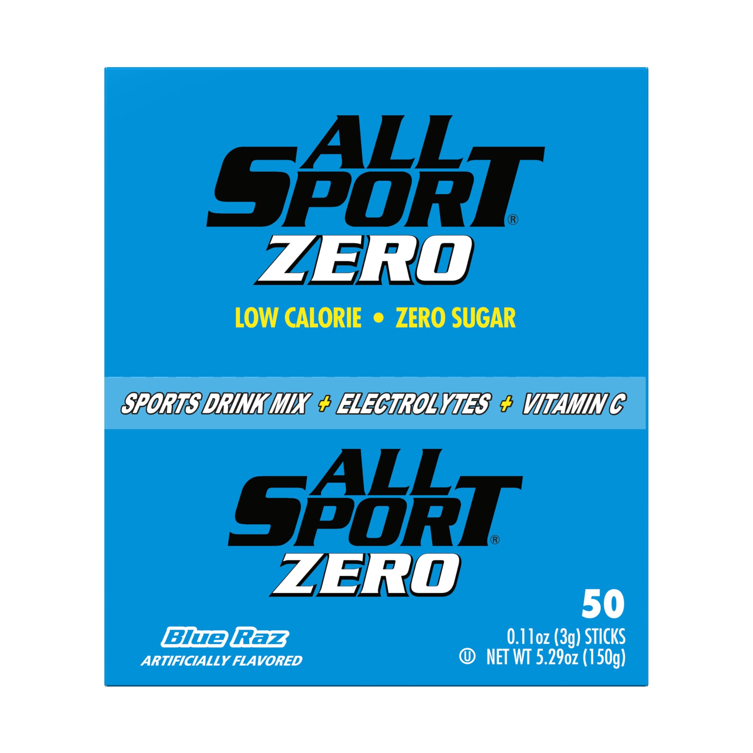 All Sport Powder Hydration Sticks sachets ready for quick mix during workouts.