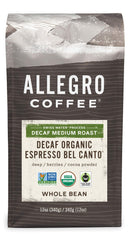 Allegro Coffee Bel Canto whole bean bag front for fresh espresso at home