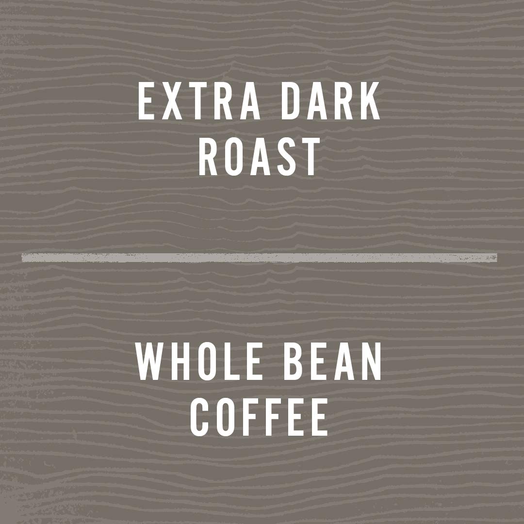 Allegro Coffee Extra Dark French label detail showing origin and roast