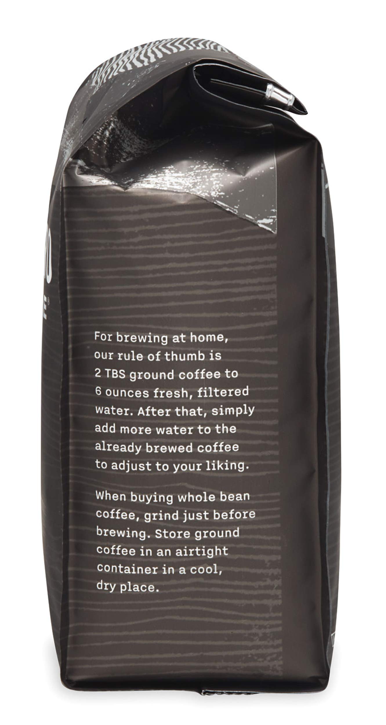 Allegro Coffee Half Caff French Roast packaging highlights Swiss Water decaffeination.