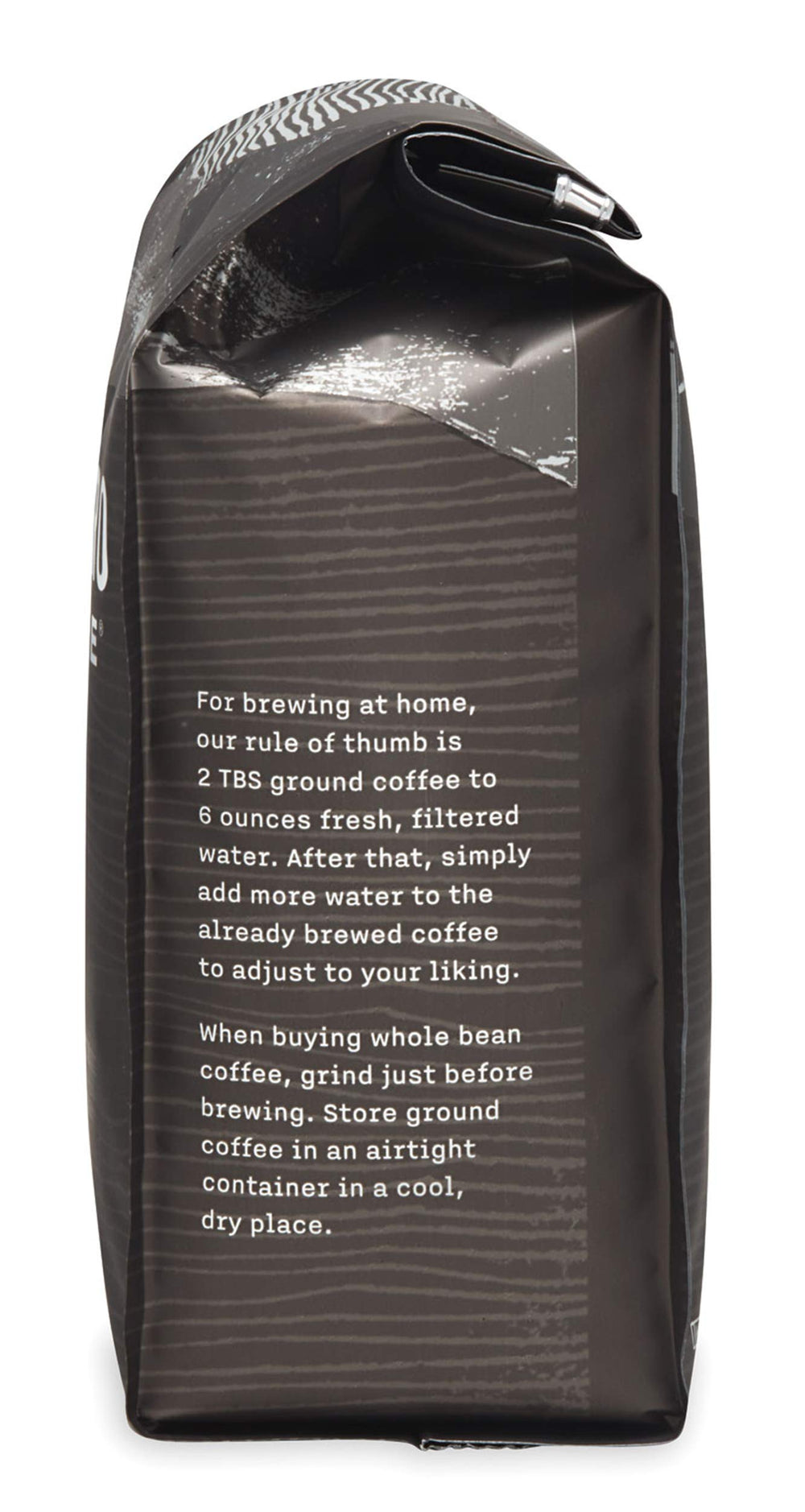 Allegro Coffee Half Caff French Roast packaging highlights Swiss Water decaffeination.