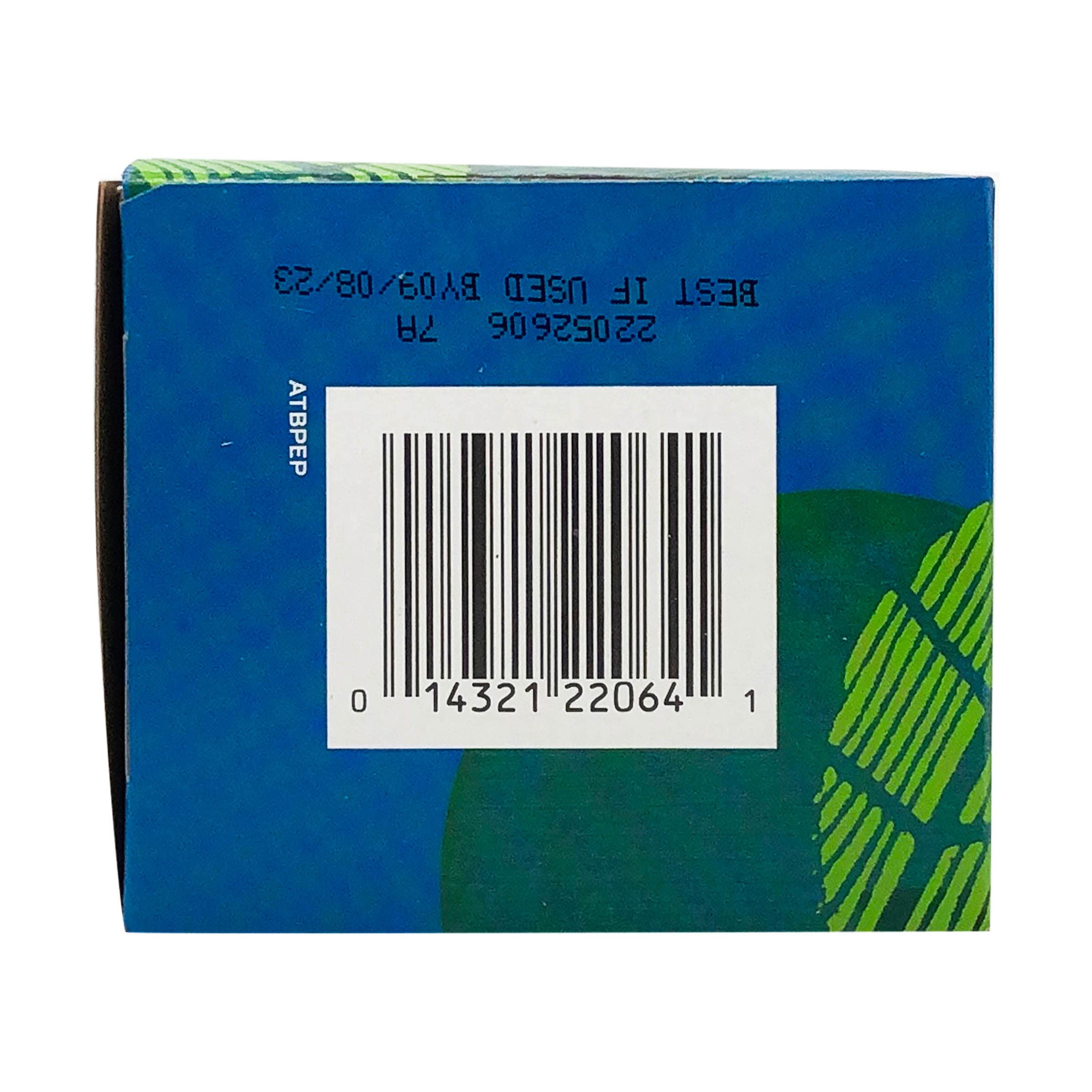 Allegro Tea Organic Northwest Peppermint tea bag with bright green mint leaves