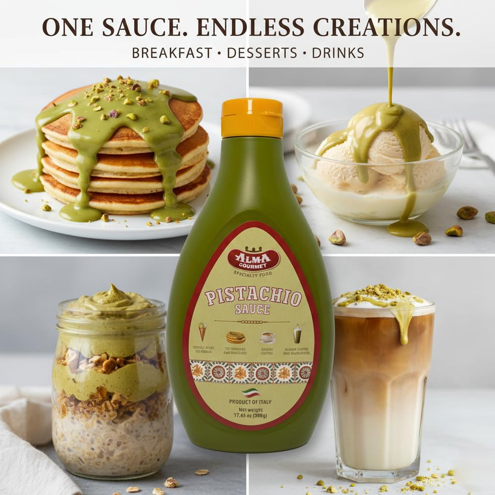 Alma Gourmet 500g bottle eases precise drizzling for home chefs