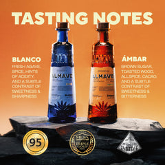 ALMAVE Blanco agave close-up showing authentic blue agave notes.