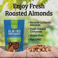 Almond Brothers non-GMO gluten-free almonds with kosher certification.