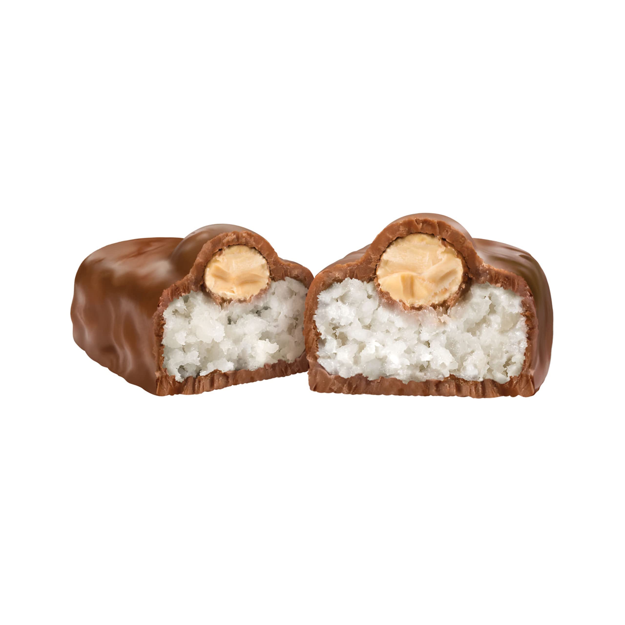 Individually wrapped Almond Joy bars for on-the-go snacking.