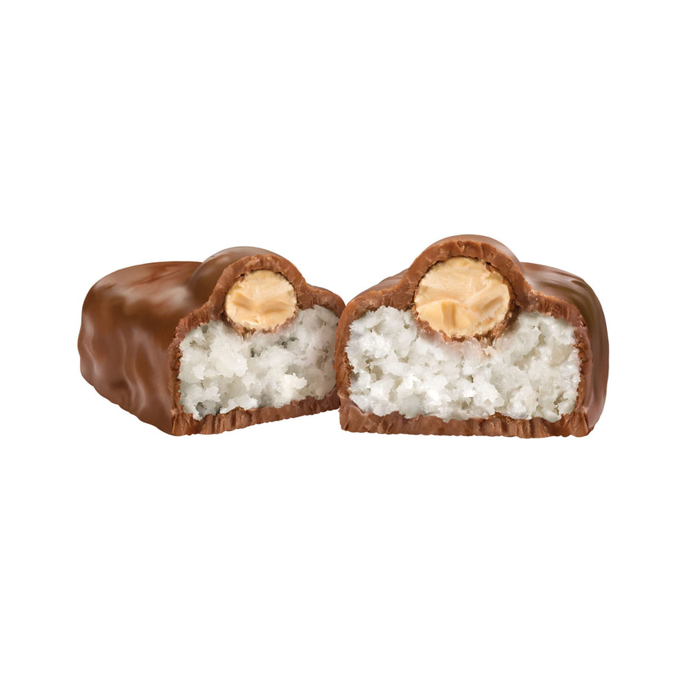 Individually wrapped Almond Joy bars for on-the-go snacking.