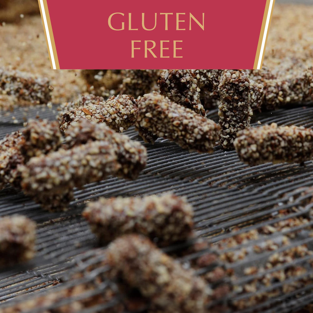 Almond Roca gluten free and kosher symbols visible on packaging