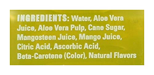 ALO Allure Mangosteen Drink glass tilted with ice, refreshing ready-to-drink experience.