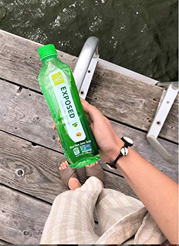 ALO Original fresh aloe leaf pulp close-up demonstrates real aloe content.