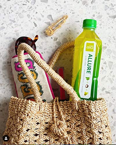 ALO pack-of-12 hydration bottles suggests convenient on-the-go refreshment.
