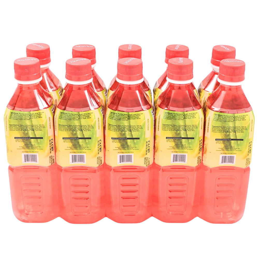 Aloevine 10-pack bottles ready-to-chill refreshment option