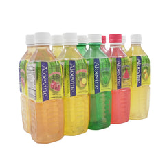 Aloevine watermelon bottle, crisp tropical refreshment for sunny days.