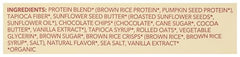 Aloha Bar Oatmeal Chocolate Chip ingredients panel emphasizes wholesome oats and chips.