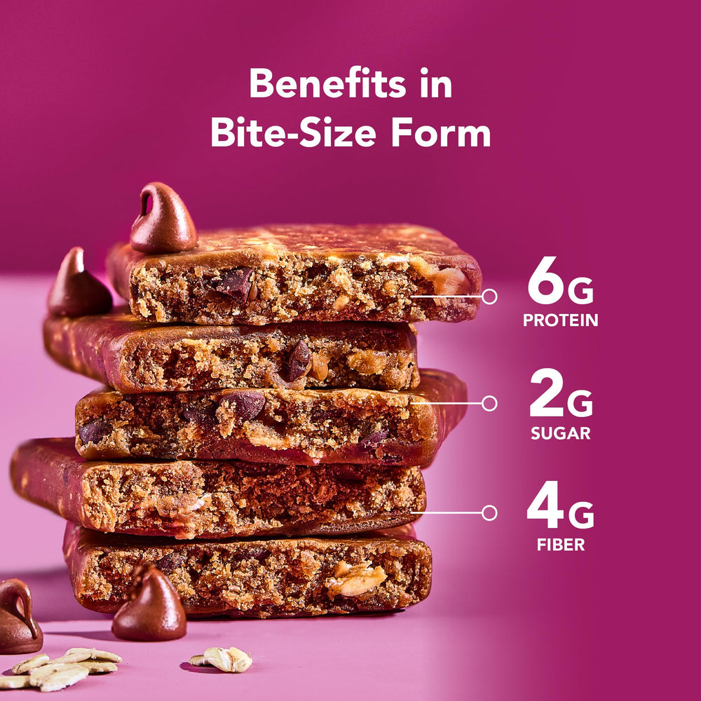 ALOHA Minis bar box on shelf communicates a clean, plant-based promise