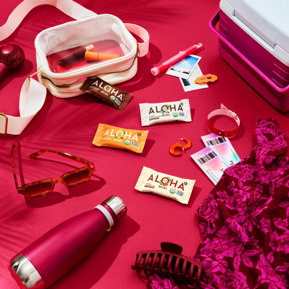 ALOHA Minis on the go offer quick energy between tasks