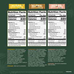 ALOHA Oatmeal Chocolate Chip bar for chewy texture and fiber-rich snacking between workouts.