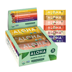 ALOHA Peanut Butter Cup bar for on-the-go energy with plant-based protein.