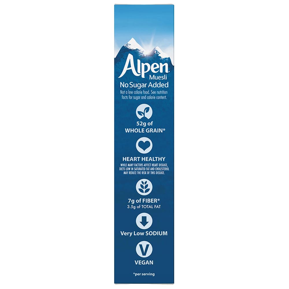 Alpen Muesli No Sugar Added muffins idea with cereal.
