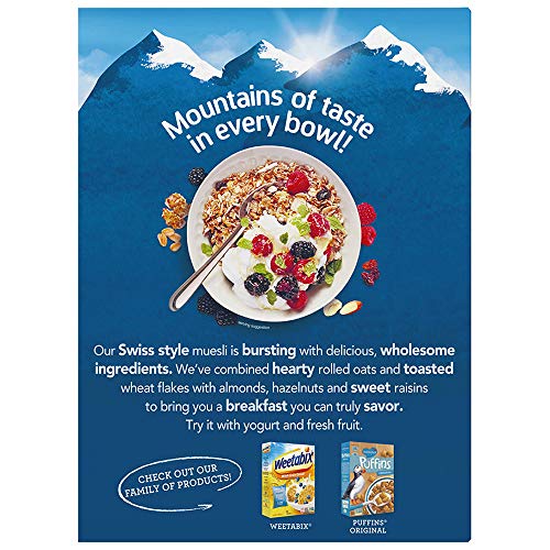 Alpen Muesli No Sugar Added hazelnuts and almonds provide crunch.