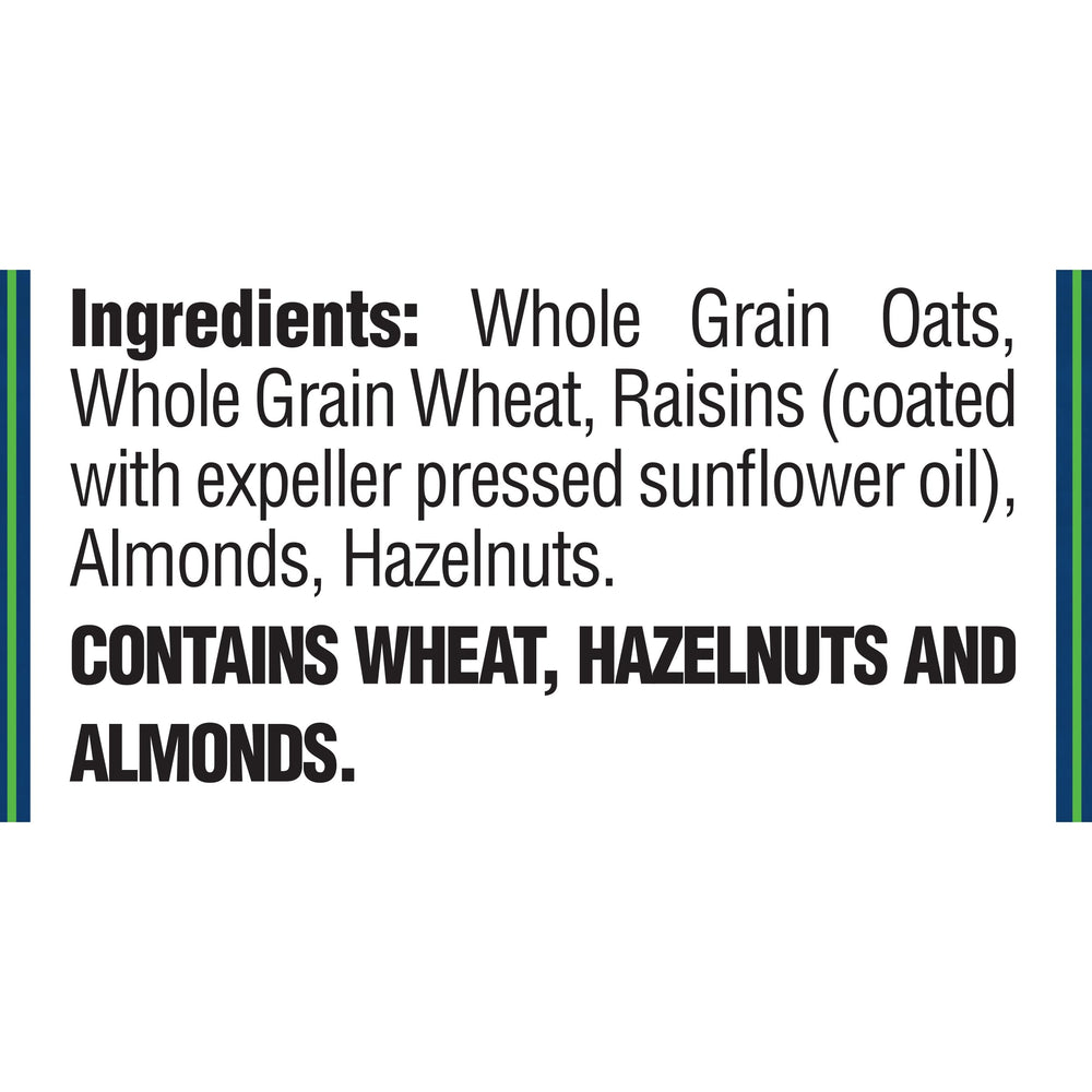 Alpen Muesli No Sugar Added rolled oats close-up showing wholesome oats.