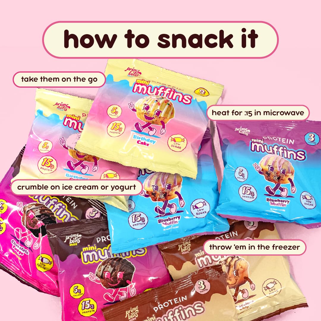 Prime Bites Minis soft texture: enjoyable bite with minimal fat and sugar
