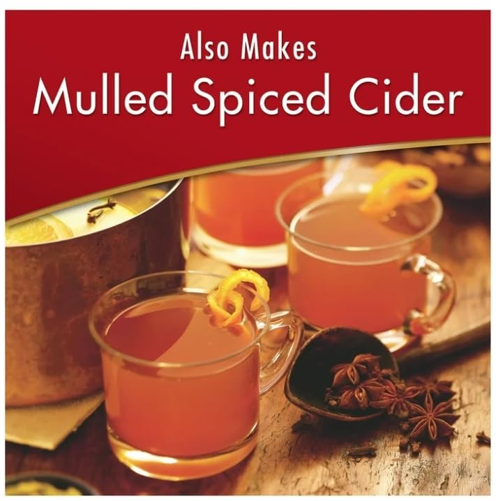 Alpine Spiced Apple Cider mug with hot water preparation