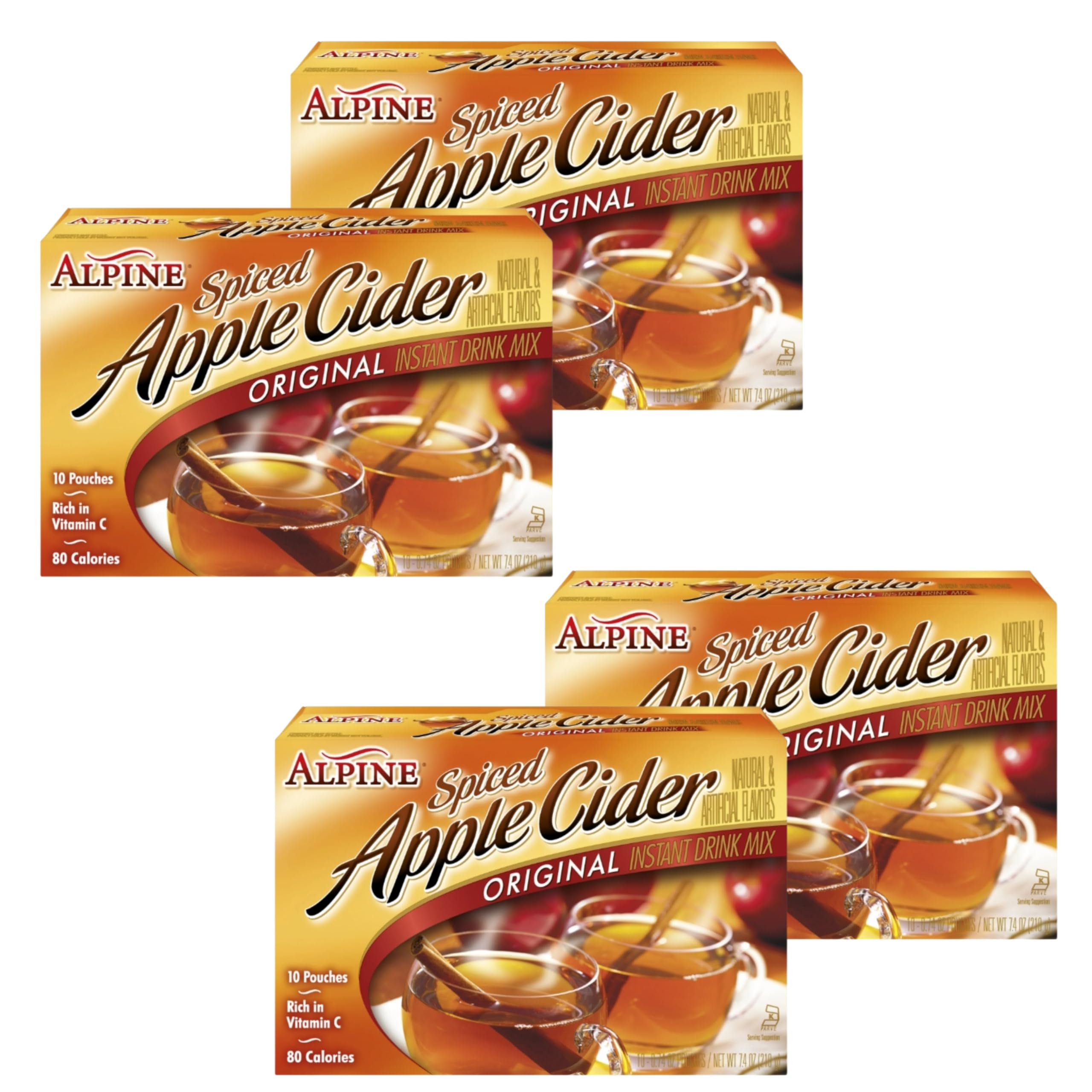 Alpine Spiced Apple Cider Pack 2 front view, ready to enjoy a cozy moment
