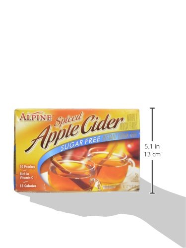 Alpine Spiced Apple Cider Sugar Free kosher certification visible on packaging