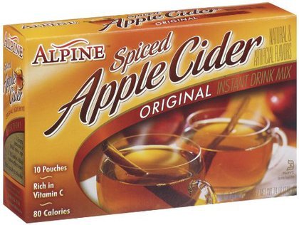 Close-up of Alpine Spiced Apple Cider with cinnamon-apple aroma.