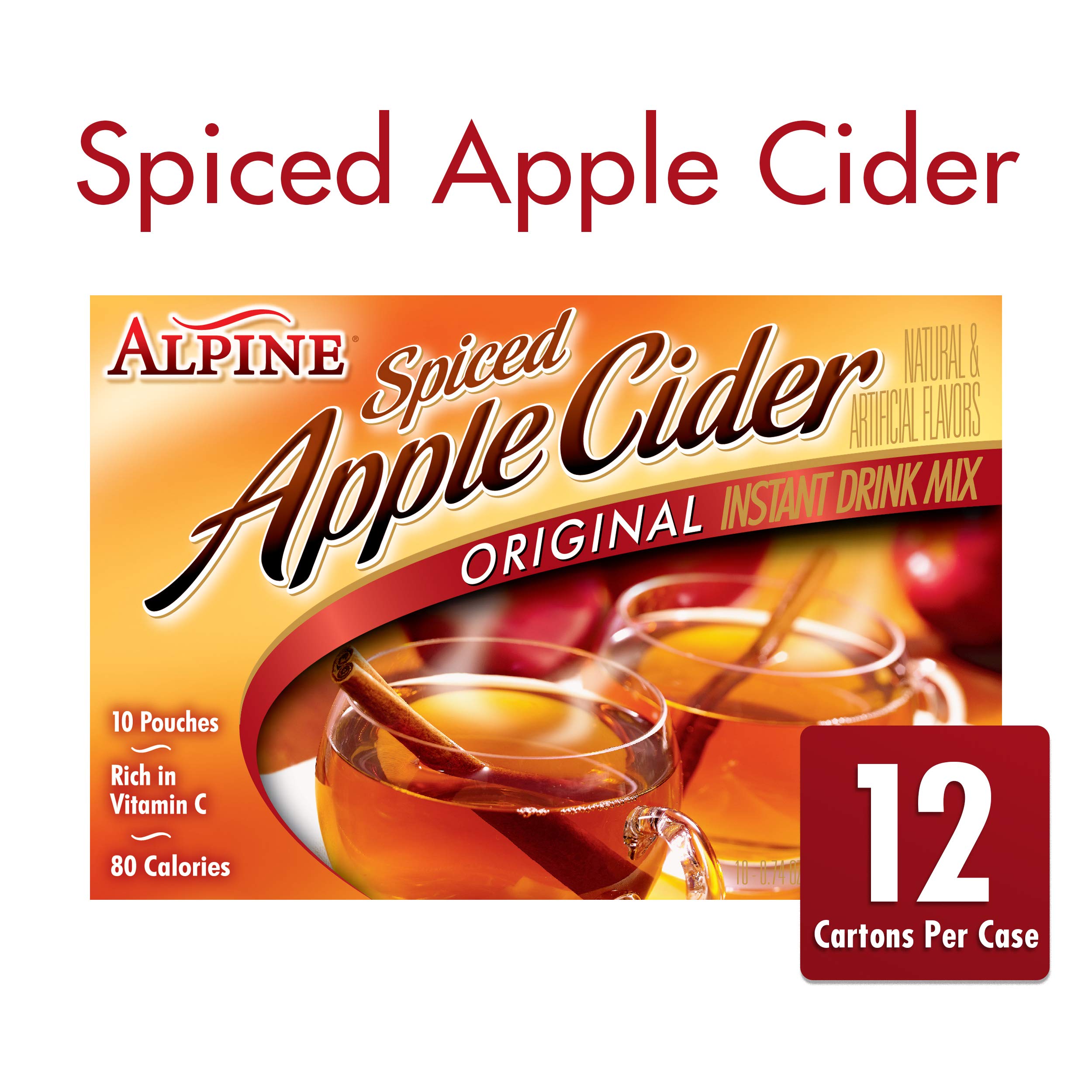 Alpine Spiced Apple Cider served over ice for a refreshing treat.