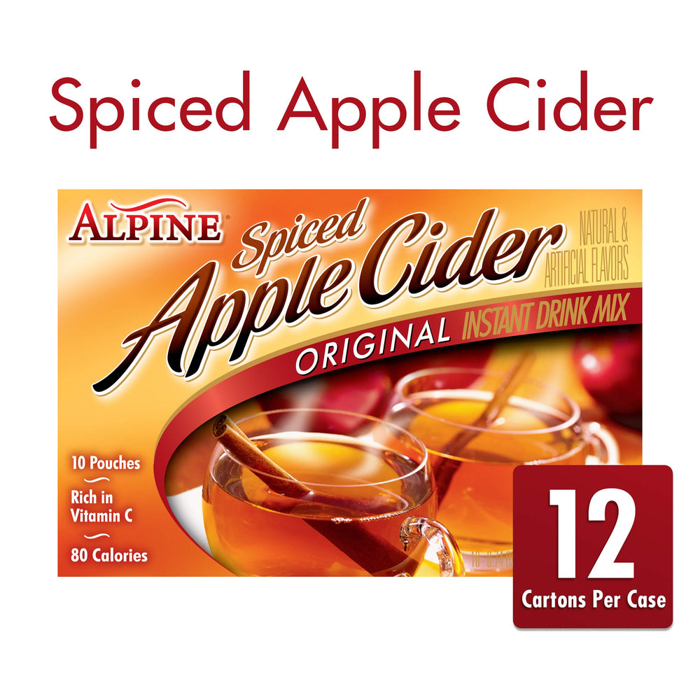 Alpine Spiced Apple Cider served over ice for a refreshing treat.