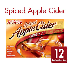 Alpine Spiced Apple Cider served over ice for a refreshing treat.