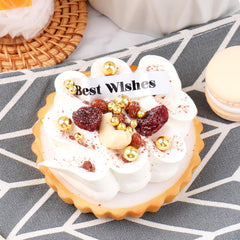 ALSOMTEC Gold Beads enhance cake decoration with eye-catching shimmer.