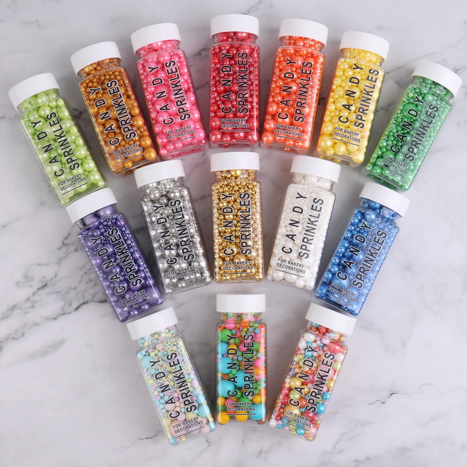 ALSOMTEC Sprinkles for weddings bring formal sparkle to desserts.