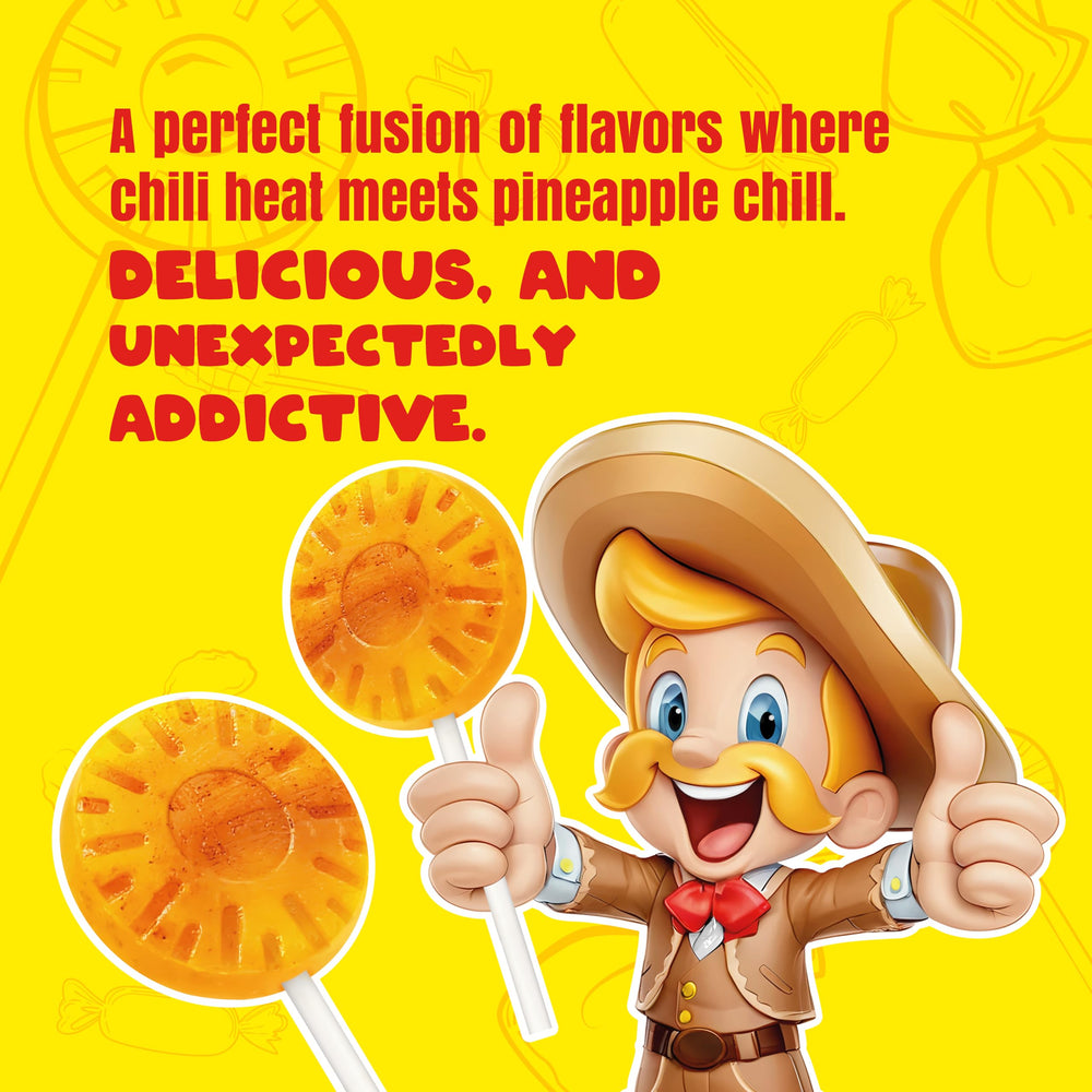 Alteño Piña Loca lollipops ideal for piñatas and classrooms.