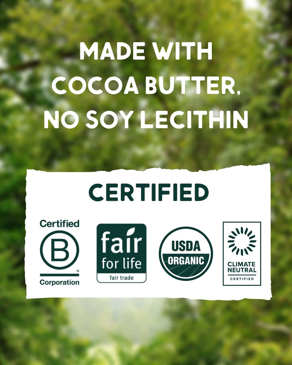 Alter Eco truffles shown with recyclable box and glossy chocolate shell.