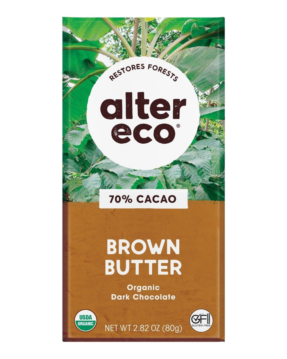 Alter Eco Dark Chocolate Bars front-pack shows packaging, ideal for gifting.