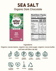 Alter Eco fleur de sel Brittany salt crystals add delicate crunch and balance.