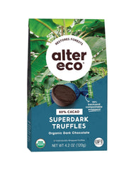 Alter Eco Superdark Truffles pack-10-count ready for gifting and sharing.