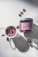 Alteya Organics fresh rose buds harvested before sunrise preserve authentic aroma.