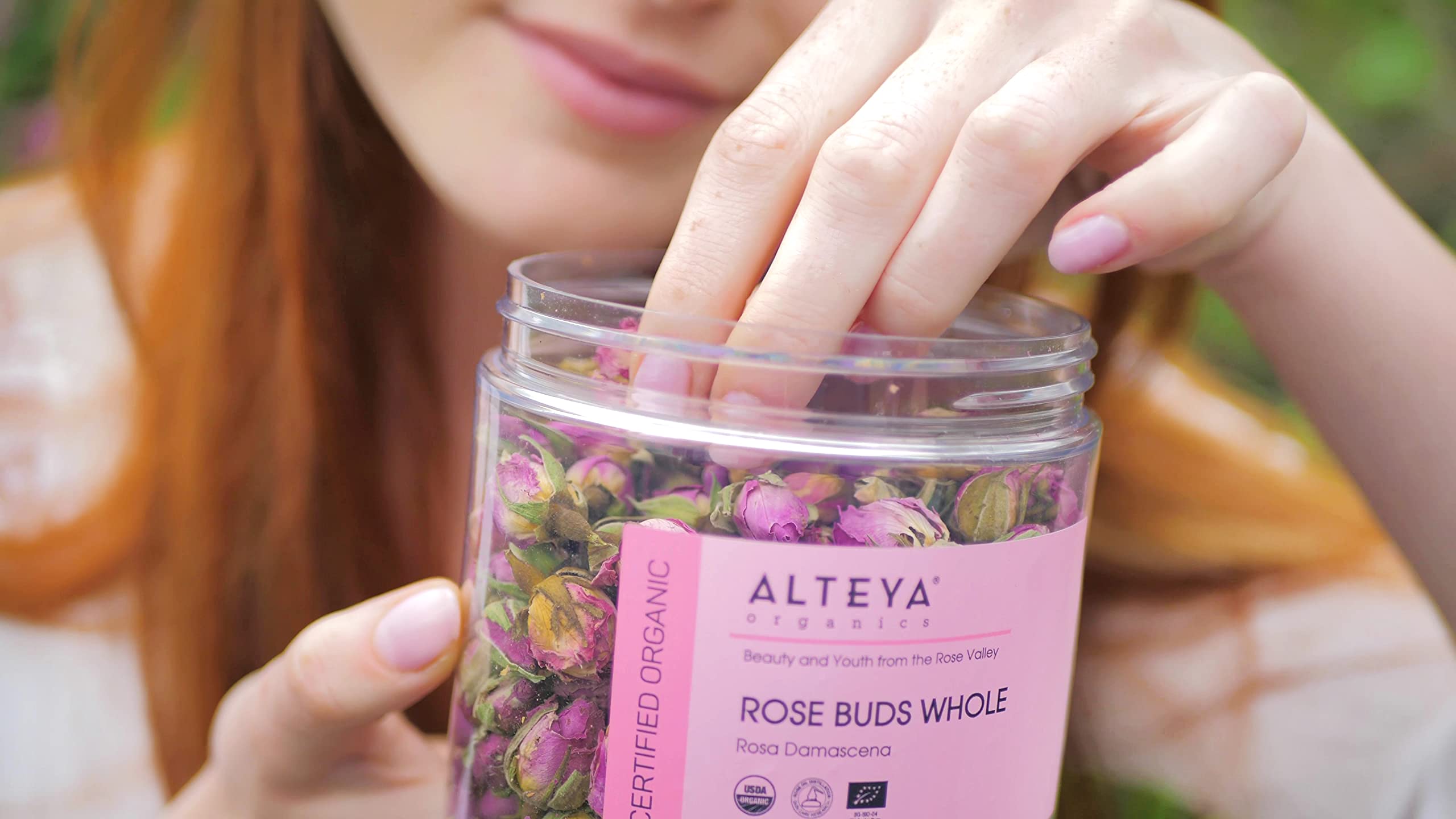 Alteya Organics rose bud craft idea for DIY sachets and soaps.